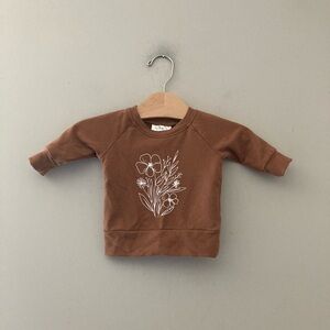 $17 ADD ON Mebie baby sweatshirt 3-6M hanna Andersson Kyte baby gap H&M old navy